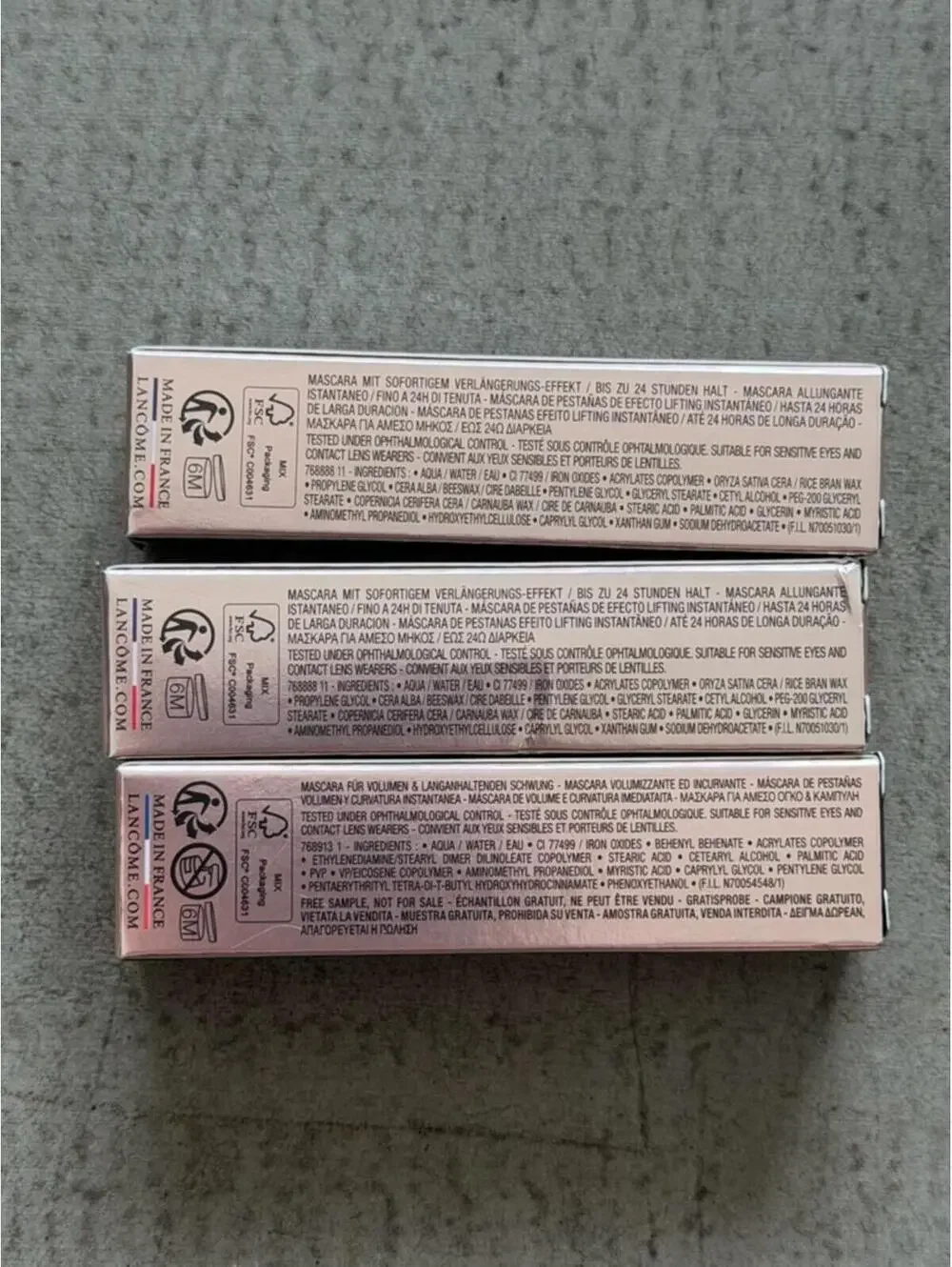 Lancôme / Mini Mascara Set 3pc / Lash Idôle + Flutter Ext